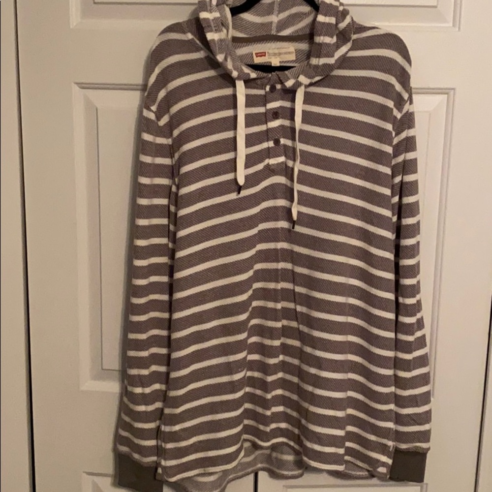 Levi’s Light Weight Stripped Hoodie